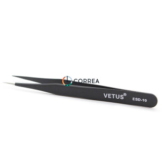 Пинцет прорезиненный VETUS ESD-10 IP-001